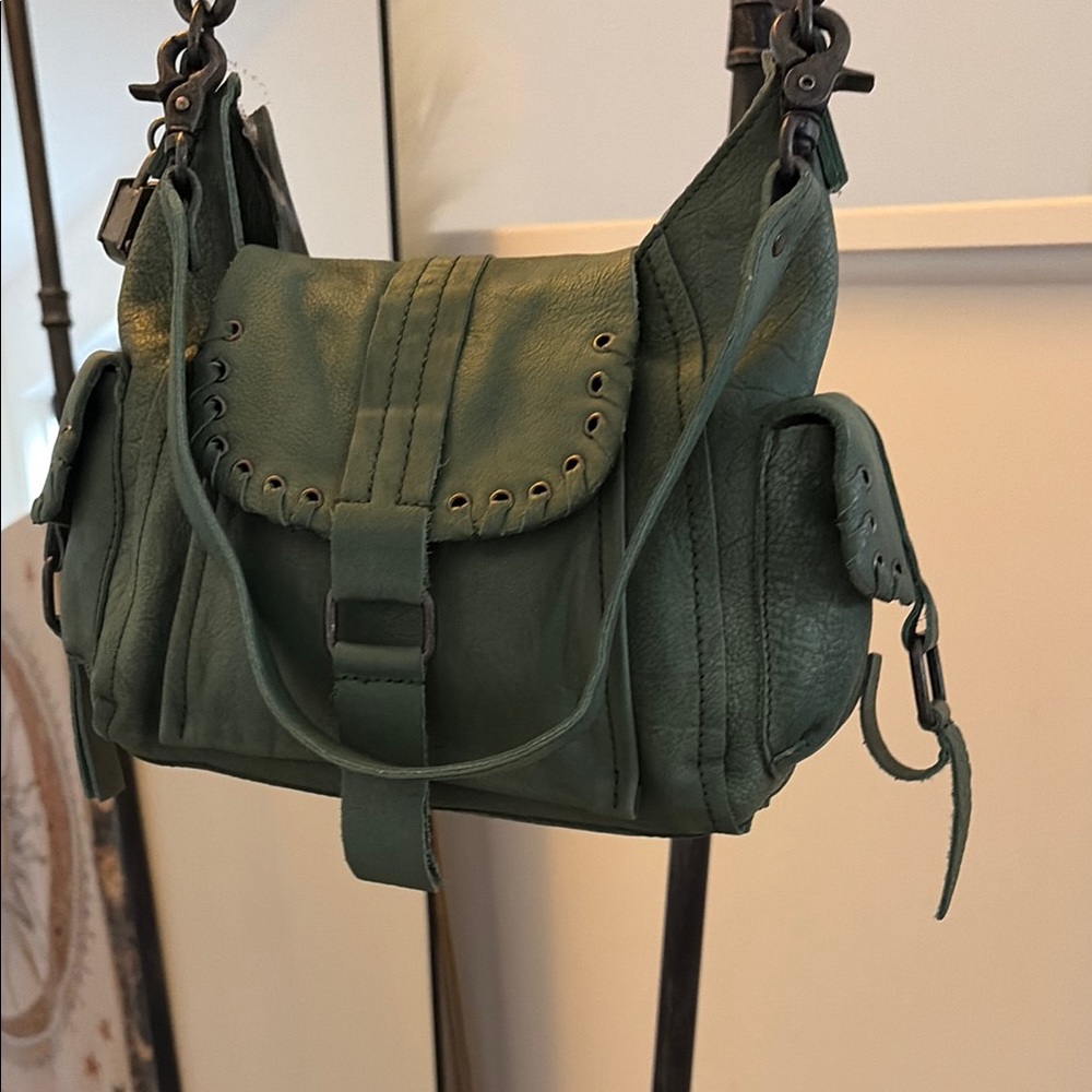 Free People Baby Leigh Secret Sage Bag